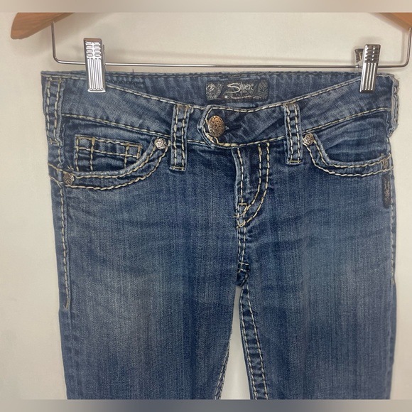 Silver Tuesday 17 1/2, low rise slim bootcut jeans - Picture 4 of 16